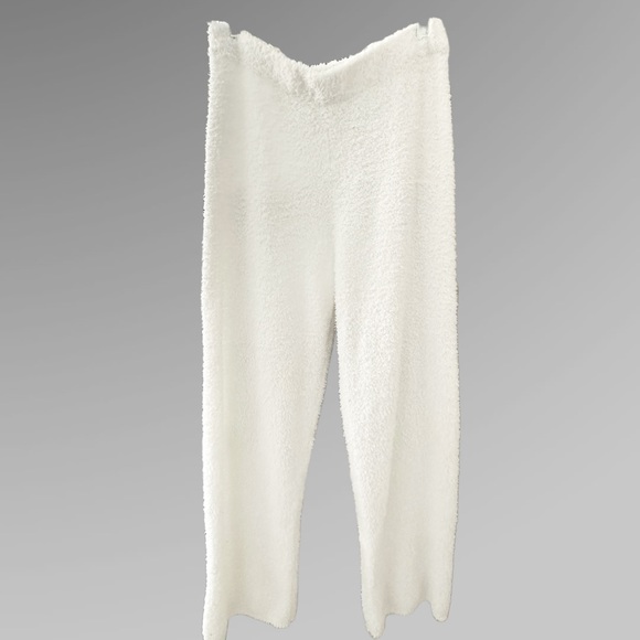 Aritzia Babaton The Group Fuzzy Lounge Pants Comfy Cozy Knit White Size 1X - Picture 2 of 8